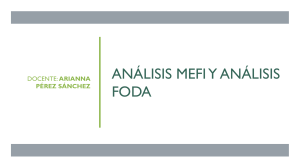 Analisis MEFI y FODA