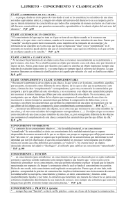 Clasificación y Conocimiento - en Prieto, L. J - Pertinencia y Práctica - Ed Gustavo Gili