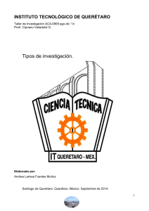 TIPOS DE INVESTIGACION LASARI