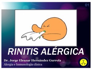 Abordaje de la rinitis alérgica