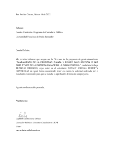 carta a comite aceptando direccion de proyecto Analisis Financiero.docx