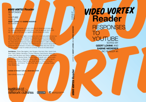 Video Vortex Reader I. Responses to YouTube