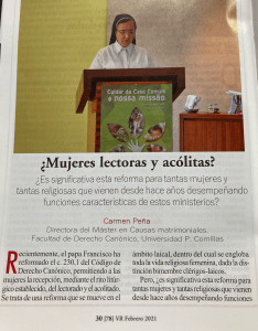 PEÑA Ministerios laicales - VR