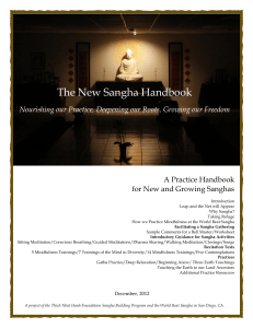 New Sangha Practice Book