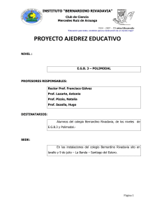 Proyecto Ajedrez Integrador