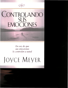 Controlando Sus Emociones-Meyer Joyce