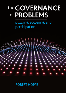 Robert Hoppe - The Governance of Problems  Puzzling, Powering and Participation (2010)