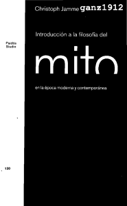 JAMME, CHRISTOPH - Introducción a la Filosofía del Mito en la Época Moderna y Contemporánea (OCR) [por Ganz1912]