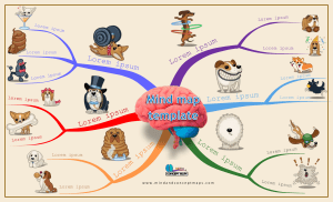 Creative Mind Map Templates in Word 