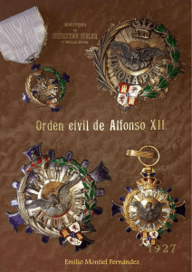 LA ORDEN CIVIL DE ALFONSO XII