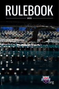 2021 - Swimming rulebook