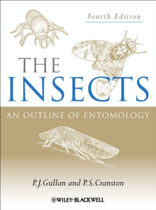 Gullan P.J., Cranston P. The Insects.. line of Entomology 2010 