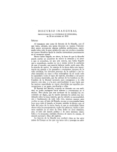 Hegel - Discurso inaugural de 1816 en la Universidad de Heidelberg