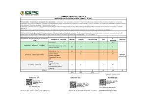 tabla cálculo de evaluación de aprendizaje oct-feb 2021 ESPE