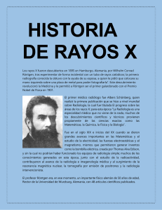 HISTORIA DE RAYOS X