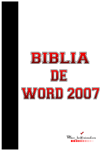 Biblia de Word 2007