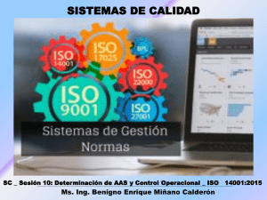 SC Sesión 10 Cláusulas 6  8   ISO 14001 2015 2022