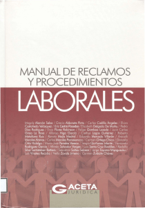 Manual Laboral - Gaceta Juridica