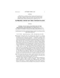 Suprema Corte EEUU - No al aborto - 19-1392 6j37