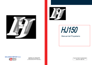 Manual de Propietario HJ150