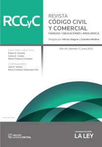 Revista La Ley Código Civil y Comercial RCCyC03 con tapa