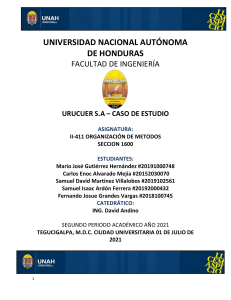 URUCUER S.A. - CASO DE ESTUDIO