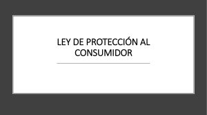 Presentación  protección al consumidor