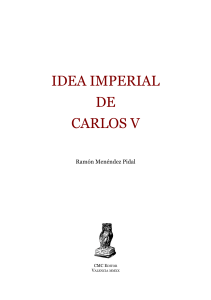 Idea imperial de Carlos V. Menéndez Pidal