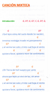 Canción Mixteca