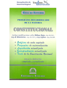 Guía de Estudio - Constitucional