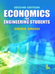 Economics for Engineering Stude - Singh Seema