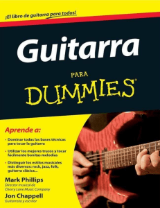 Guitarra Para Dummies Spanish p p 344