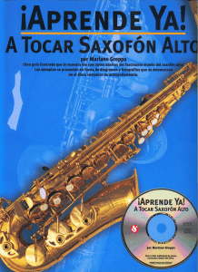Aprende ya a tocar saxofon alto - MARIANO GROPPA