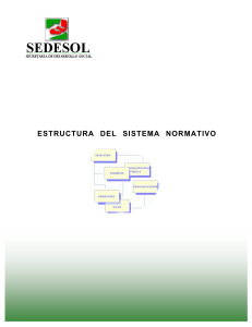 Estructura del Sistema Normativo de Equipamiento - SEDESOL