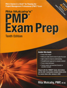 - PMPĀ® Exam Prep, Tenth Edition by Rita Mulcahy (2020, RMC Publications, Inc.) - libgen.li