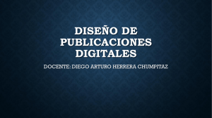 DISEÑO DE PUBLICACIONES DIGITALES