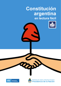 Constitución Argentina. Lectura Fácil