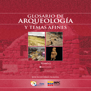 Glosario Arqueologia Tomo 1
