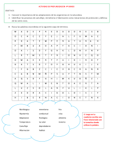 ACTIVIDAD DE PROFUNDIZACION  4º GRADO