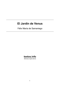 Felix Maria Samaniego - El Jardin de Venus
