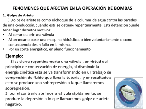03 Fenomenos que afectan en la operación de bombas