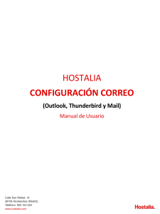 Manual Configuración Correo Hostalia 09.10.2020