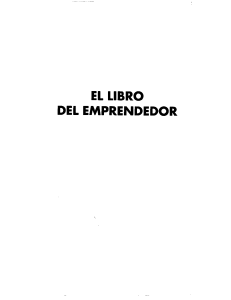 EL LIBRO DEL EMPRENDEDOR