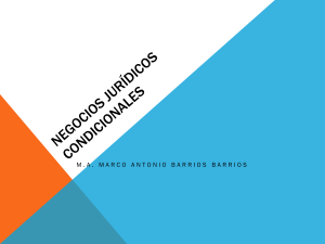 DIAPOSITIVAS DE NEGOCIOS JURÍDICOS CONDICIONALES