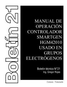 21. Manual controlador HGM420 MAYO 2018