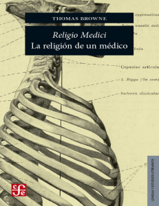 Thomas Browne - Religio medici. La religión de un médico-Fondo de Cultura Económica (2016)