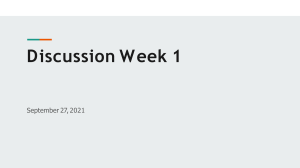 CSE 100 Discussion Week 1