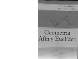 Geometría Afín y Euclídea - N.Álamo. J.Floresa