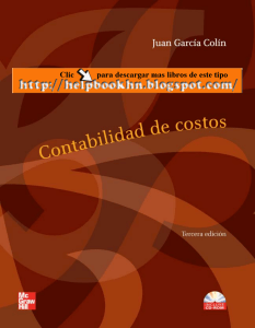Contabilidad de Costos - García Colín
