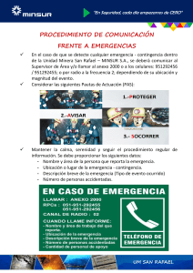 8).- Procedimiento de Comunicación frente a Emergencias (2)